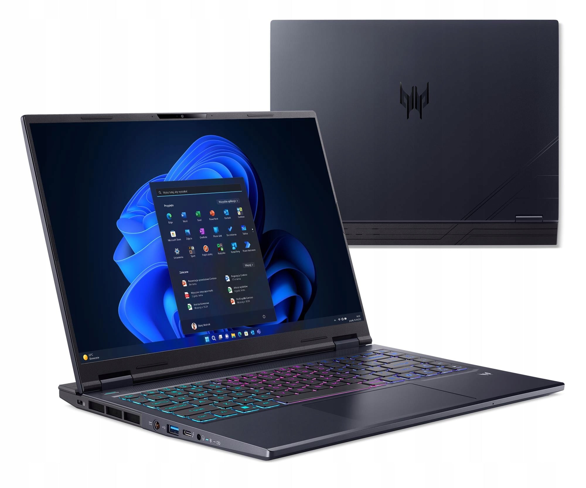 Laptop 14,5" Acer Predator Helios Neo 14 U9-285H 32GB 1TB W11 RTX5070 OLED