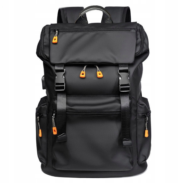 Laptop Backpack Business Waterproof Hiking Spacious Black Packaging status original