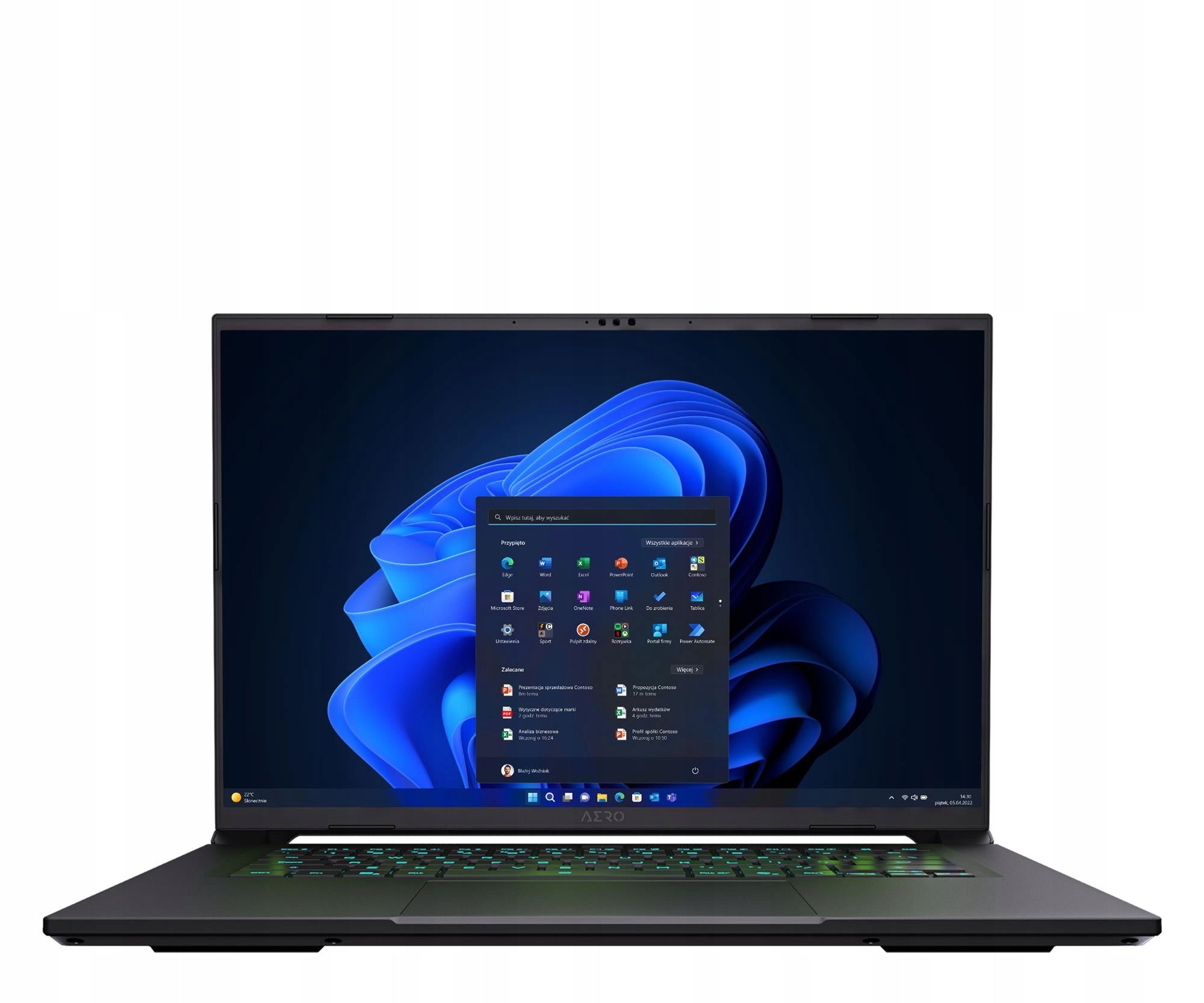 Laptop Gigabyte AERO X16 Ryzen AI 7 350 32GB 1TB SSD Win11 RTX5060 165Hz EAN (GTIN) 6910013375702