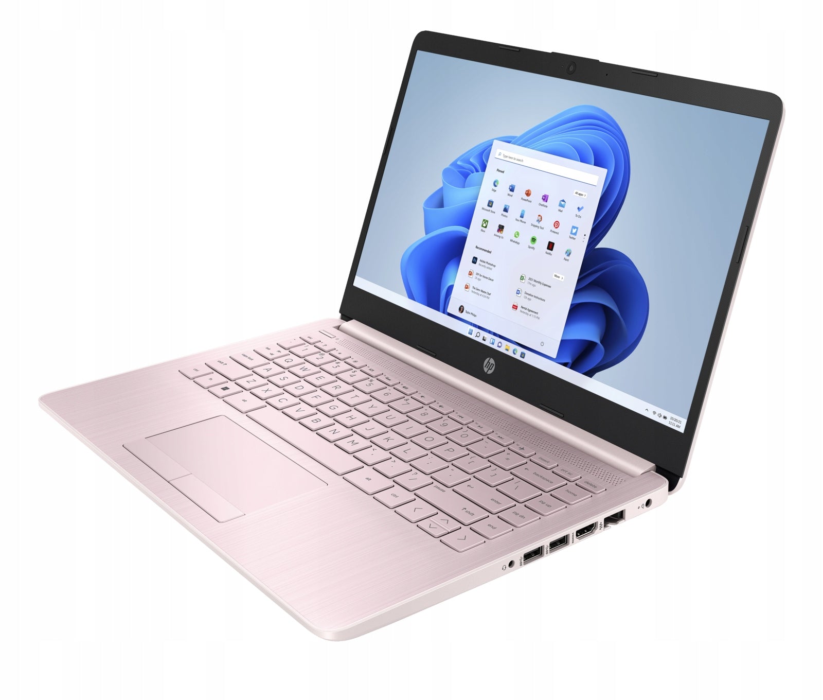 Laptop HP 14 Intel N4120 8GB RAM Intel UHD Win 11 OFFICE Pink Batteries included yes
