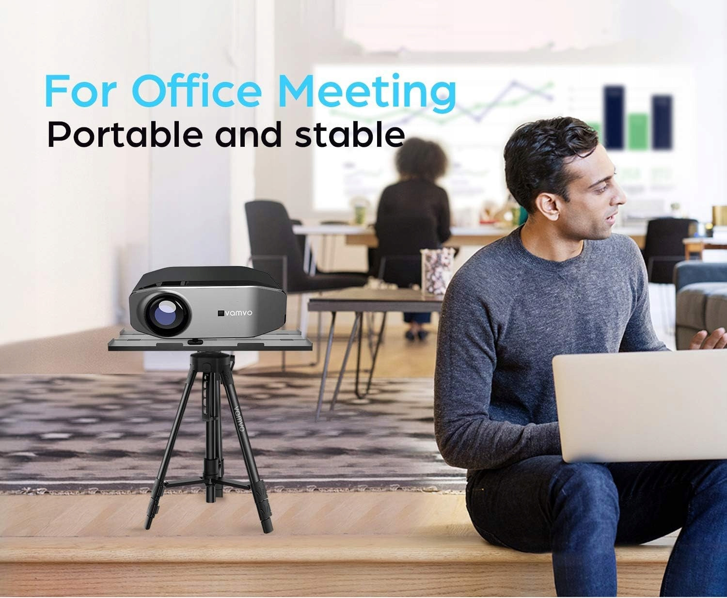 Laptop Projector Tripod Universal Foldable Portable Tripod Shelf Brand no brand