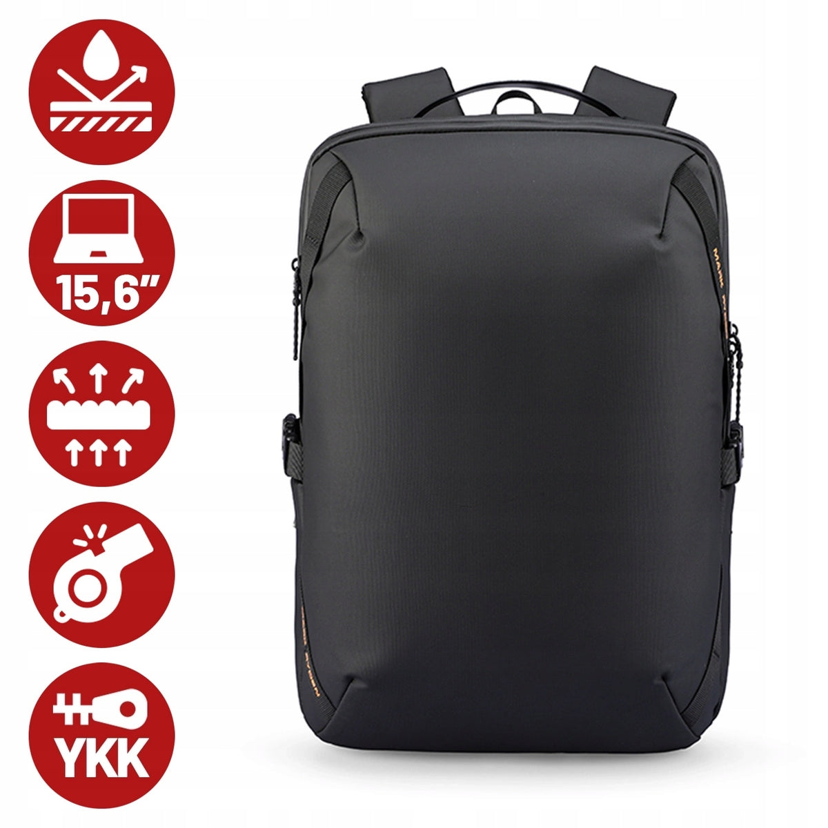 Laptop Travel Backpack 15.6" Mark Ryden, Waterproof, 21L, Large Packaging status original