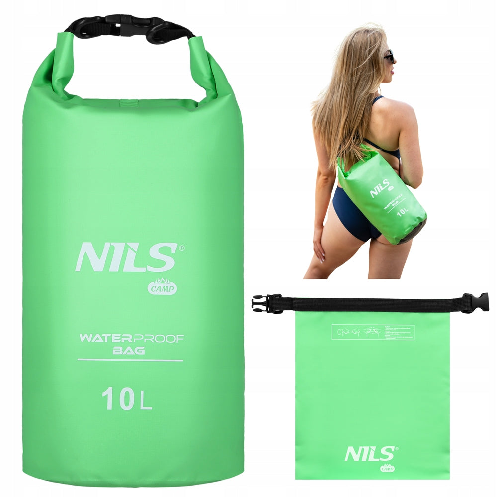 Large Bag Backpack Waterproof DRY BAG For Kayak NILS 10 L