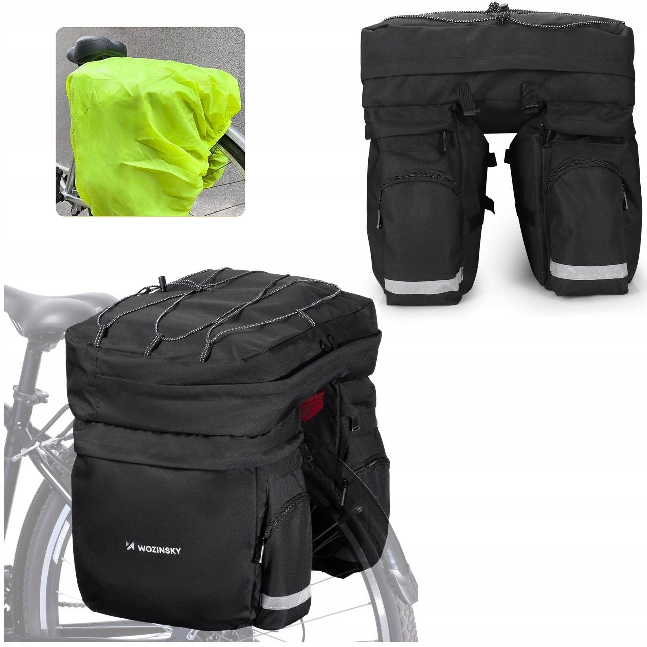 Large Bicycle Luggage Bag Bicycle Bag Rain Cover