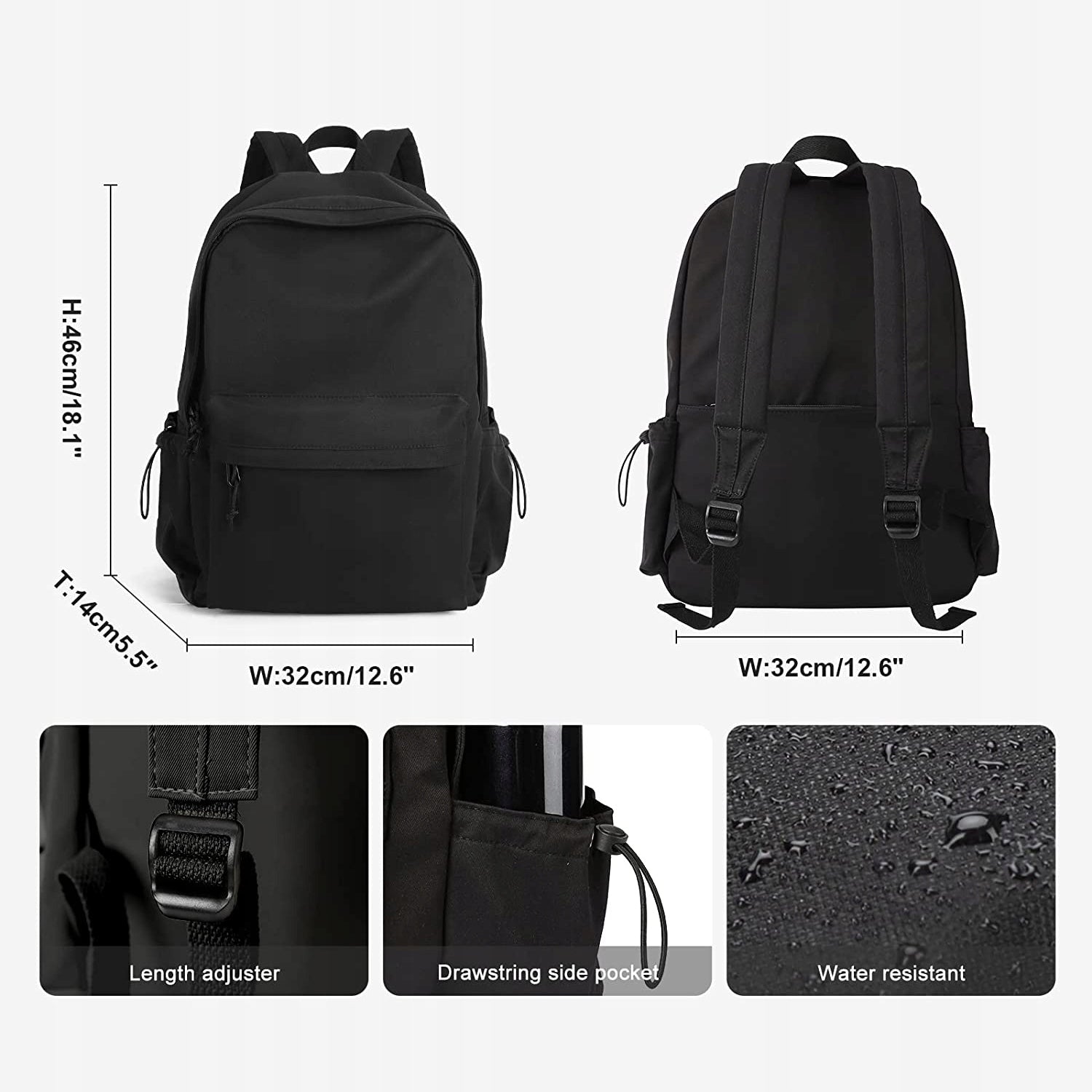 Large Capacity Simple Backpack, Travel Bag Brand Canenco