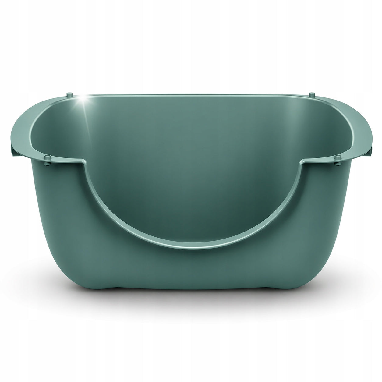 Large Cat Cuvette Open with Low Entry Cat Bed For Litter Manufacturer code Europlanet_Bella_Zielona