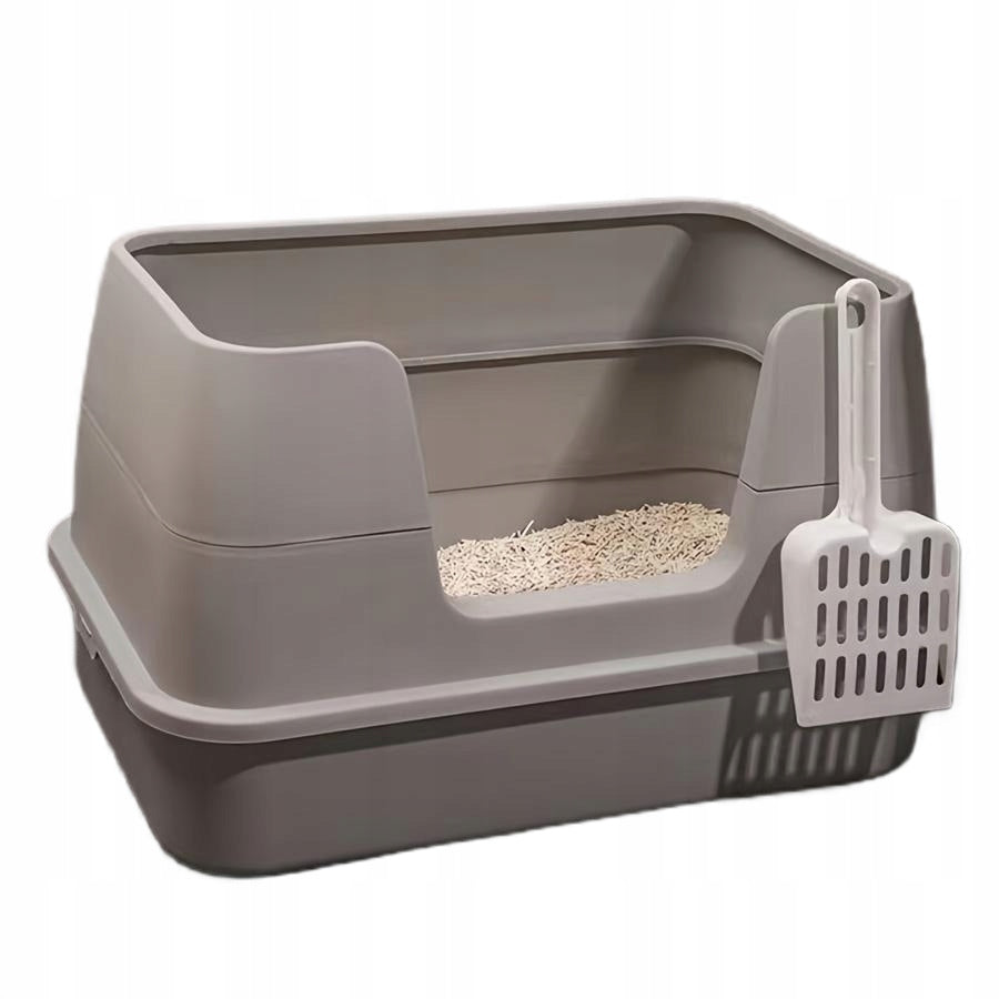 Large Cat Cuvette With High Frame Toilet Open XL High Rant 02