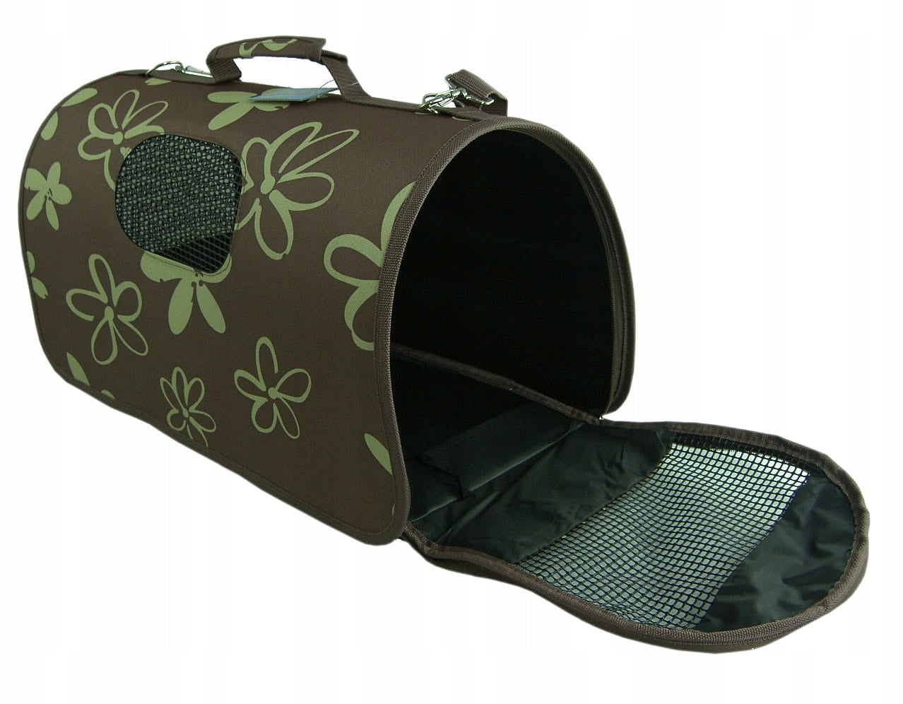 Large Cat Dog Transporter Bag L Comfortable Durable VARIOUS COLORS Trade name Transporter w kwiaty Hilton 50 x 26 x 27 cm niebieski