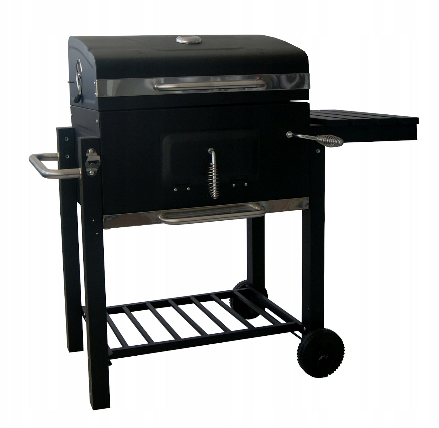 Large Charcoal Garden GRILL with Grate Cover Toaster Thermometer Black Manufacturer Ekspand