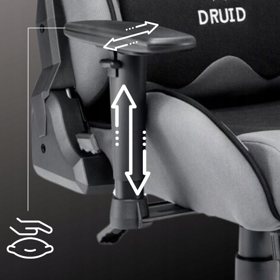 Large Comfortable Office Rotating Fabric Gaming Chair Furniture height 138 cm