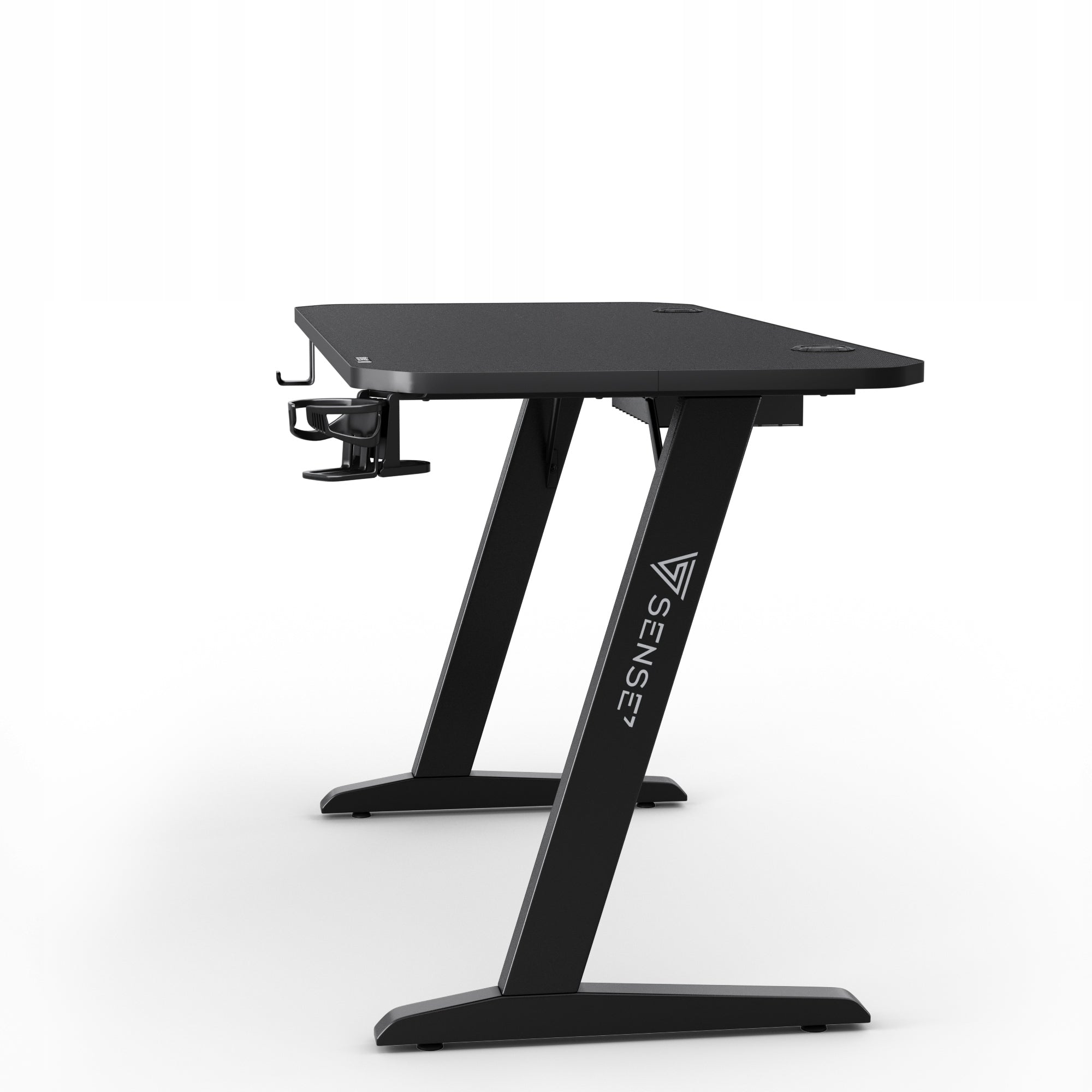 Large Computer Desk 140x60cm Metal Legs + Accessories Pad Sense7 EAN (GTIN) 5902659843616