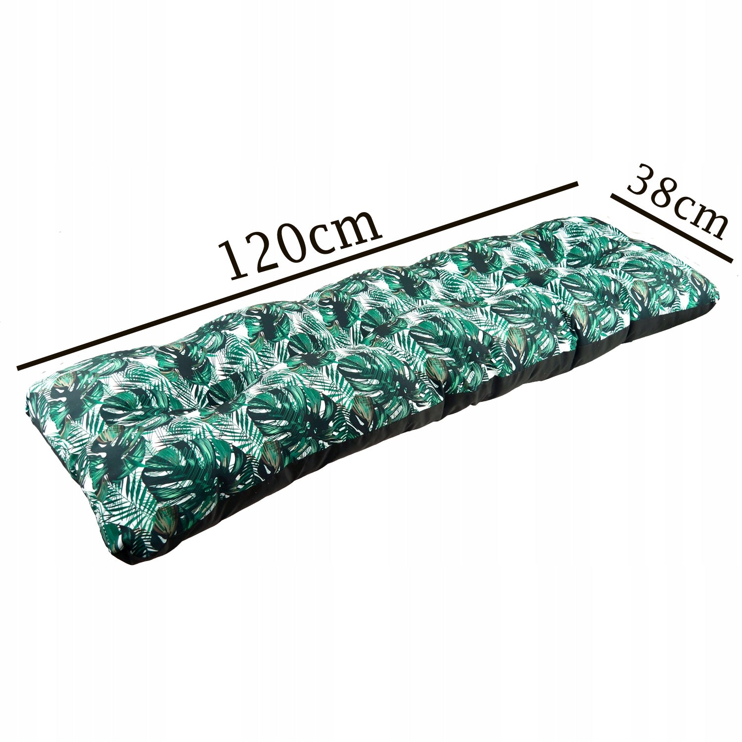 Large Cushions Garden Cushions for Pallet Furniture Set of 4pcs Quilted 120x38 Manufacturer no brand