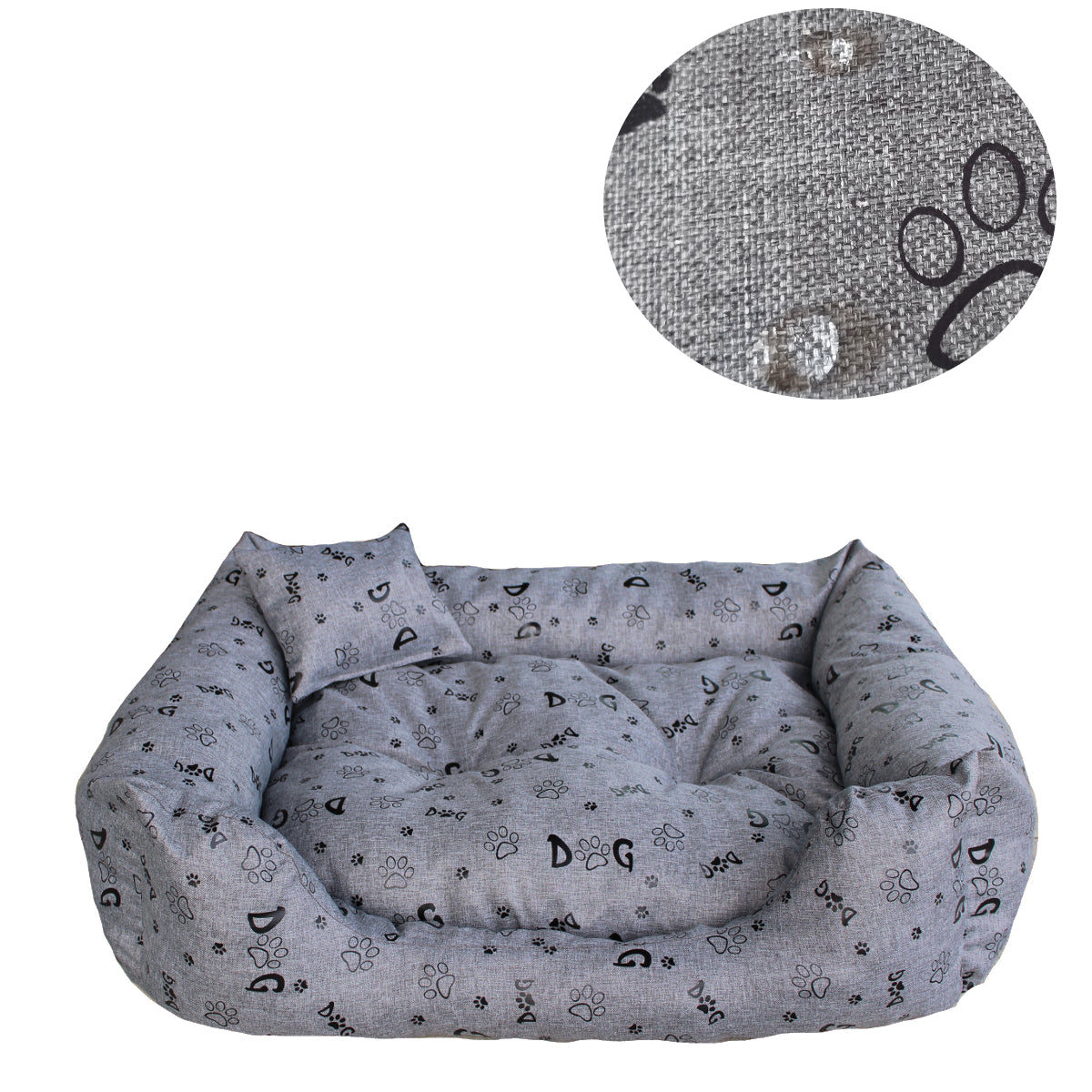 Large Dog Bed Waterproof XXL Soft 100x80 Polish Product
