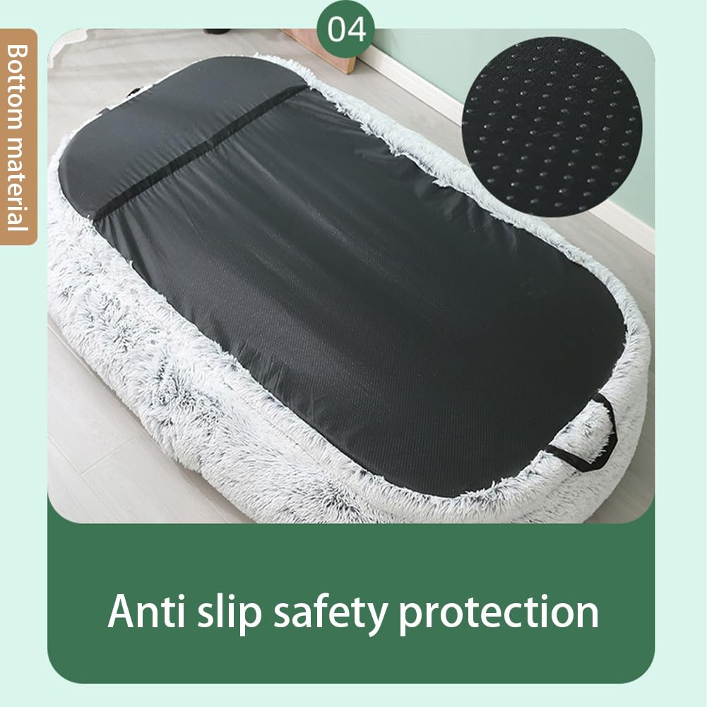 Large Dog Bed for People and Pets Washable Non-slip 165x95x30cm Kind bed