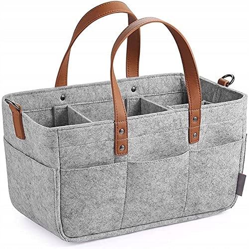 Large Felt Organizer Bag Diaper Basket Toys Akcesoria 38x23x19