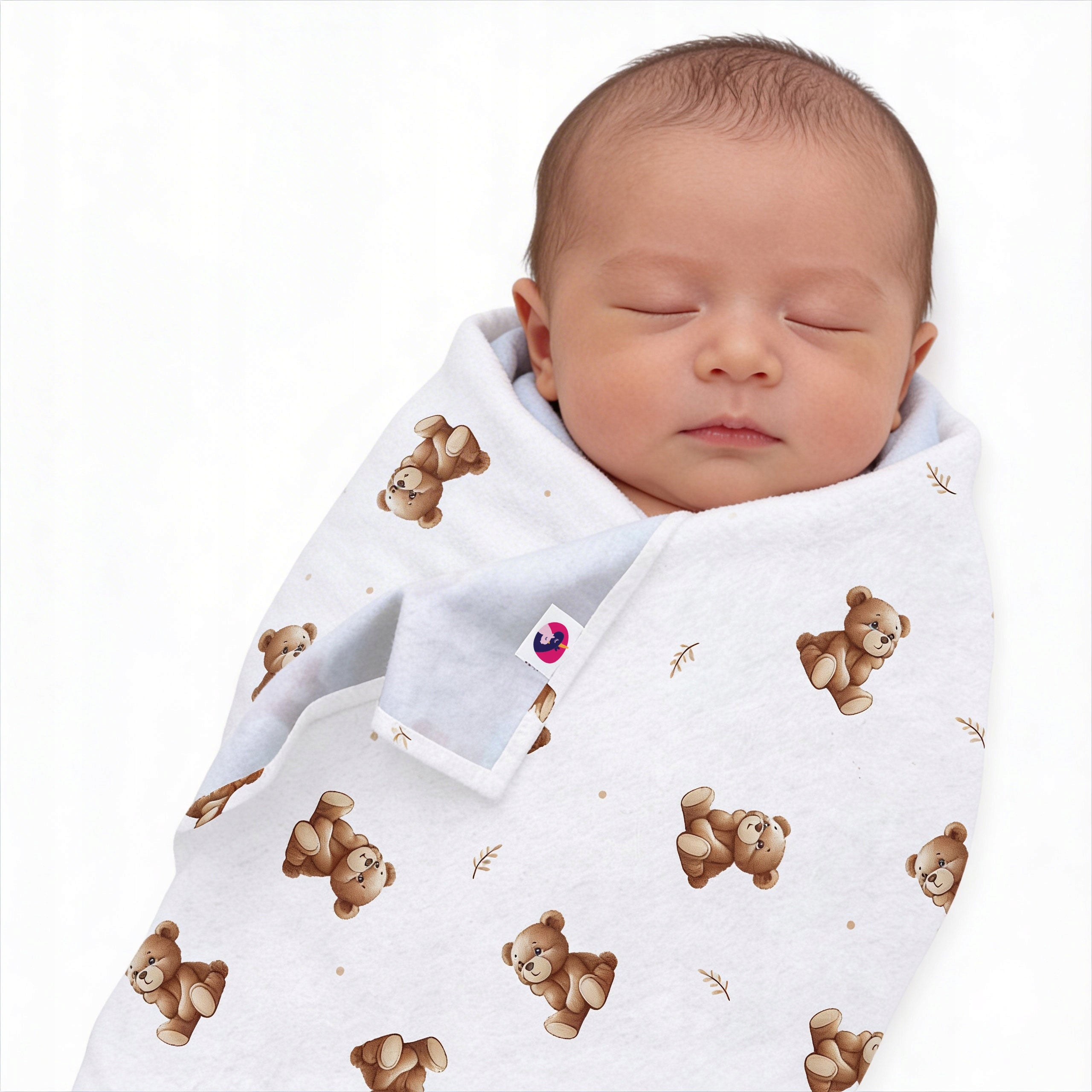 Large Flannel Diaper 160x60 for Wrapping Infants Blanket Flannel Patterns Manufacturer code Pielucha Flanelowa dla Niemowląt 160x60