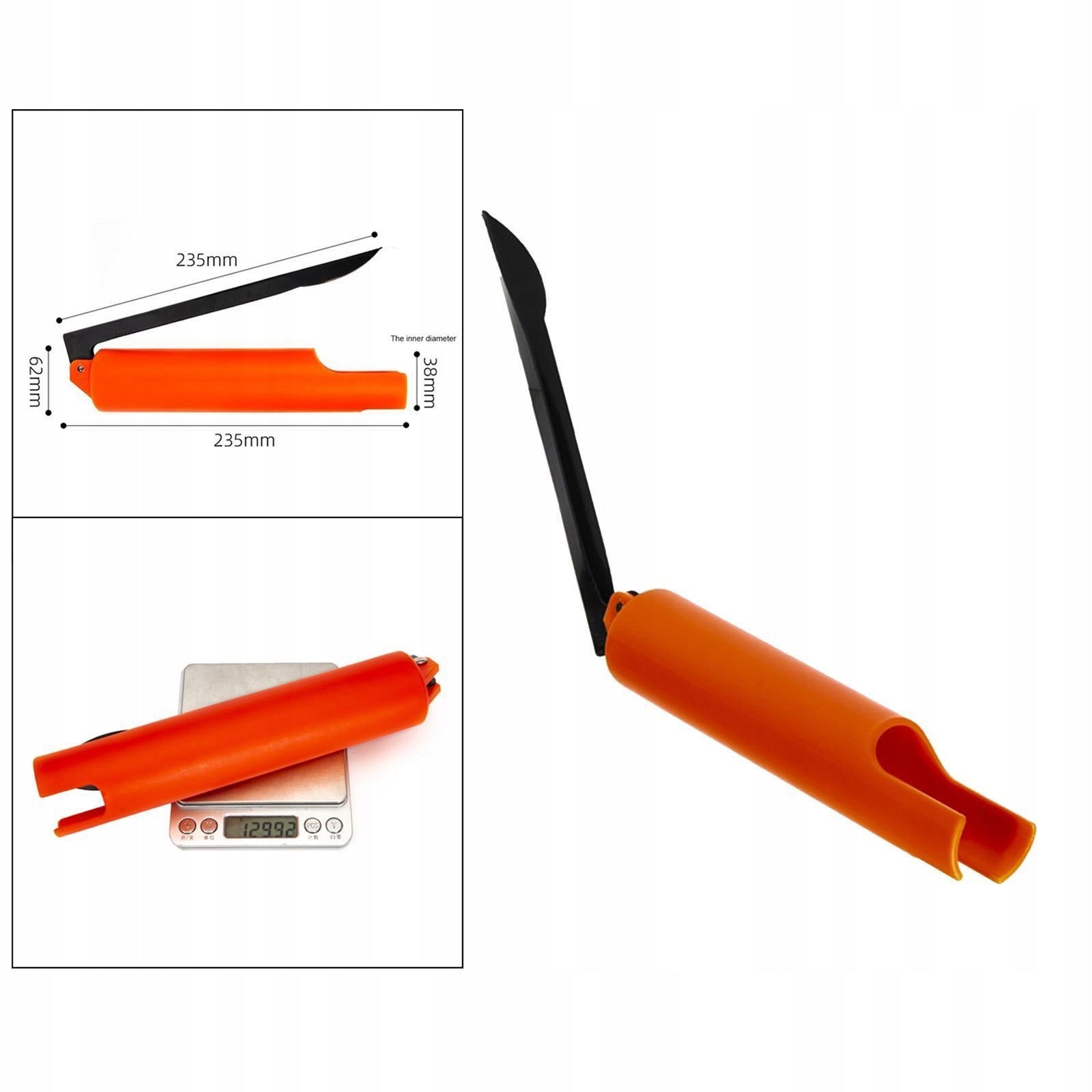 Large Folding Fishing Rod Pole Holder Insert Ground Support Universal Weight 131 g