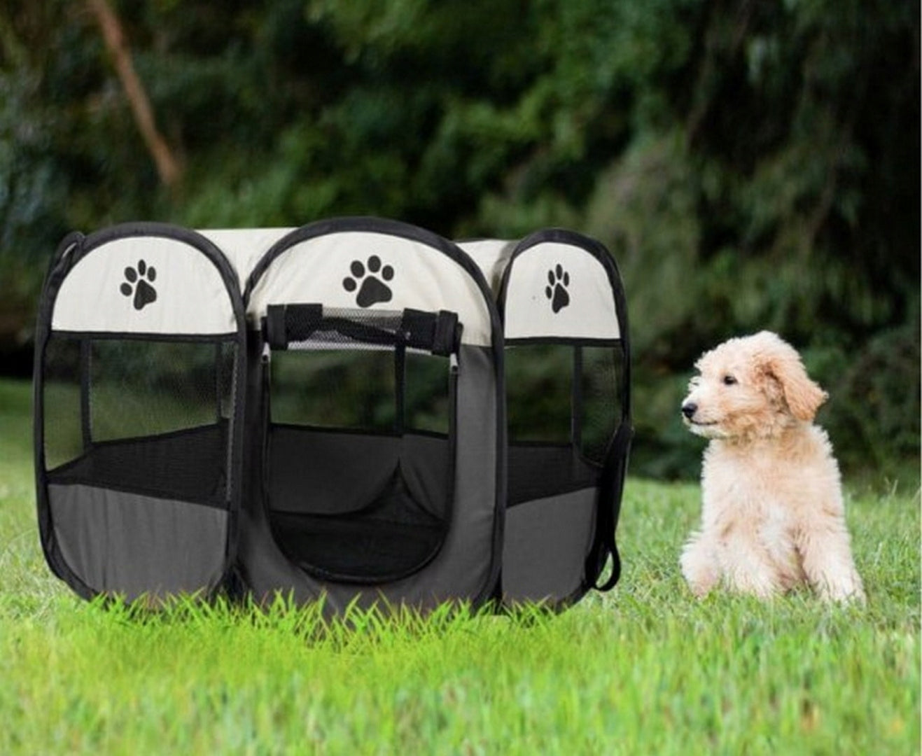 Large Folding Playpen For Dog Cat Rabbit Puppies Animal XXL 59x114cm Trade name Kojec legowisko dla psa kota zagroda klatka duży wymiar 114cm