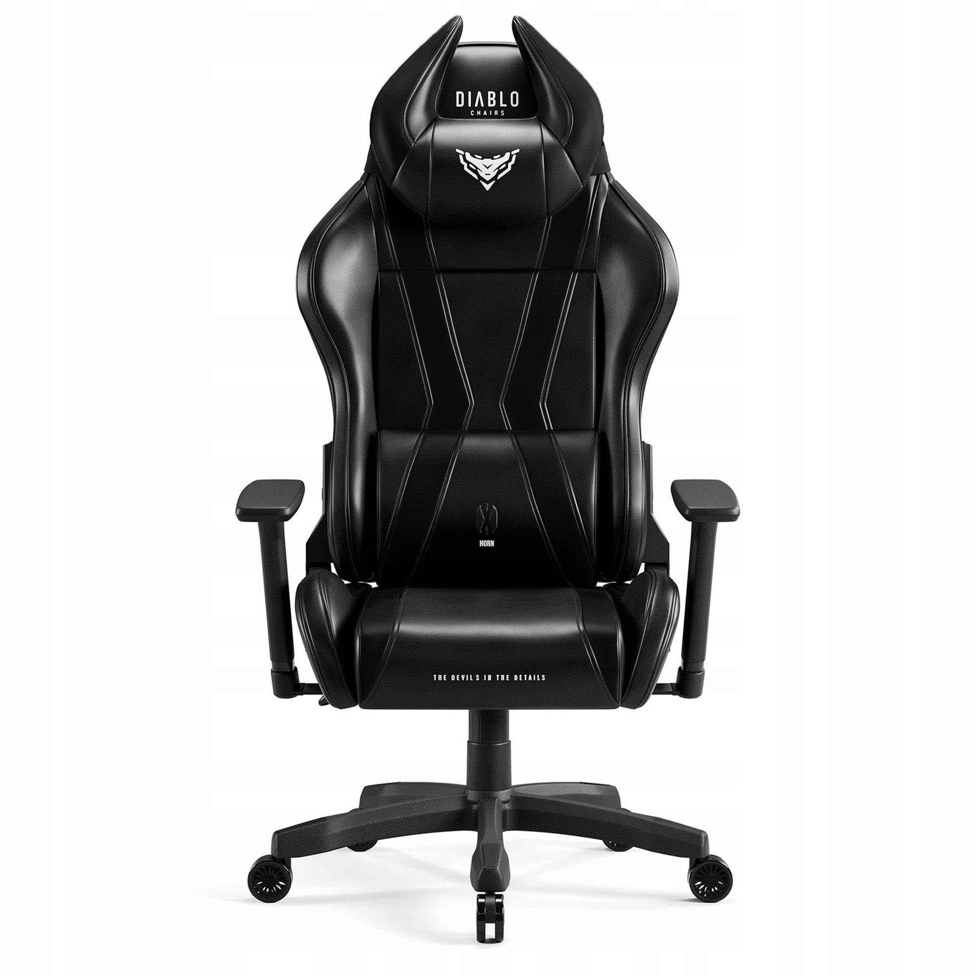 Large Gaming Chair Swivel with Eco Leather DIABLO X-HORN King Size Black Packaging status original
