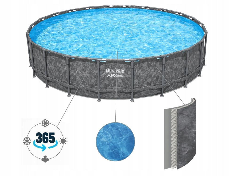 Large Garden Pool Framed Year-round 671x132 Bestway 561JZ 15in1 NEW2026 Brand Bestway