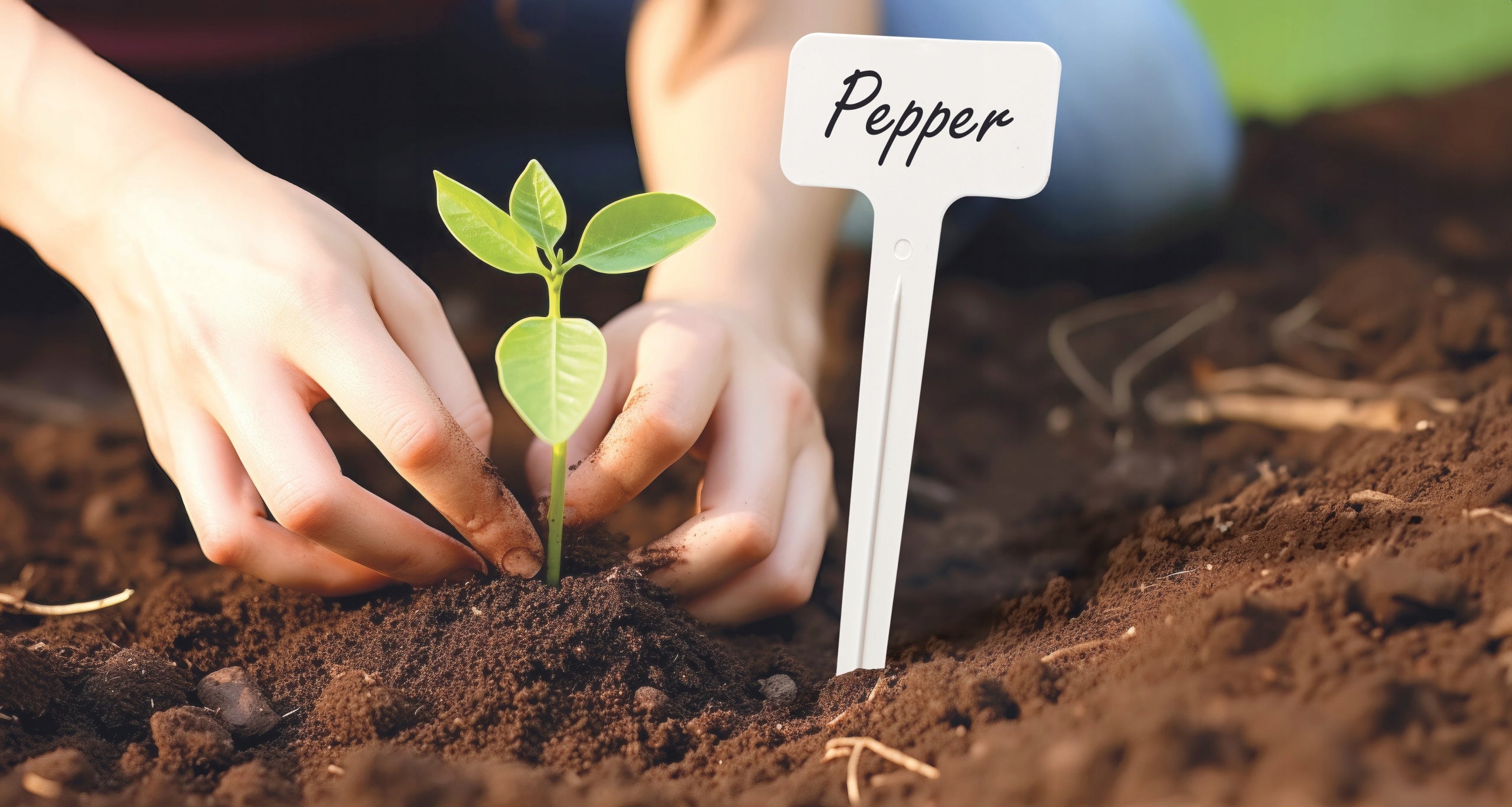Large Garden Signs Clear Marking Your Plants Punched 5pcs EAN (GTIN) 5906269326163