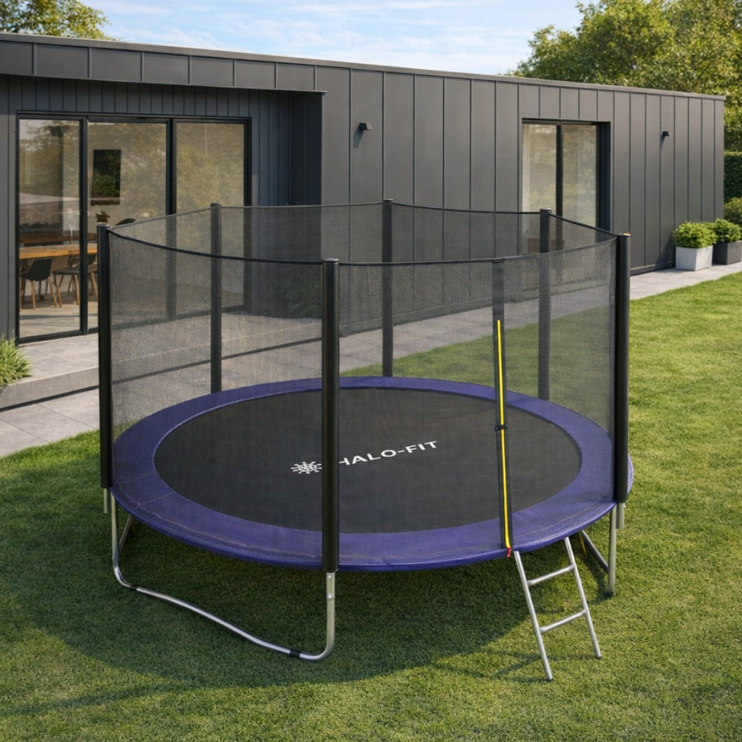 Large Garden Trampoline for Children 305cm with Mesh – 10FT, 150kg, Halo-Fit Manufacturer code Standart 10ft blue