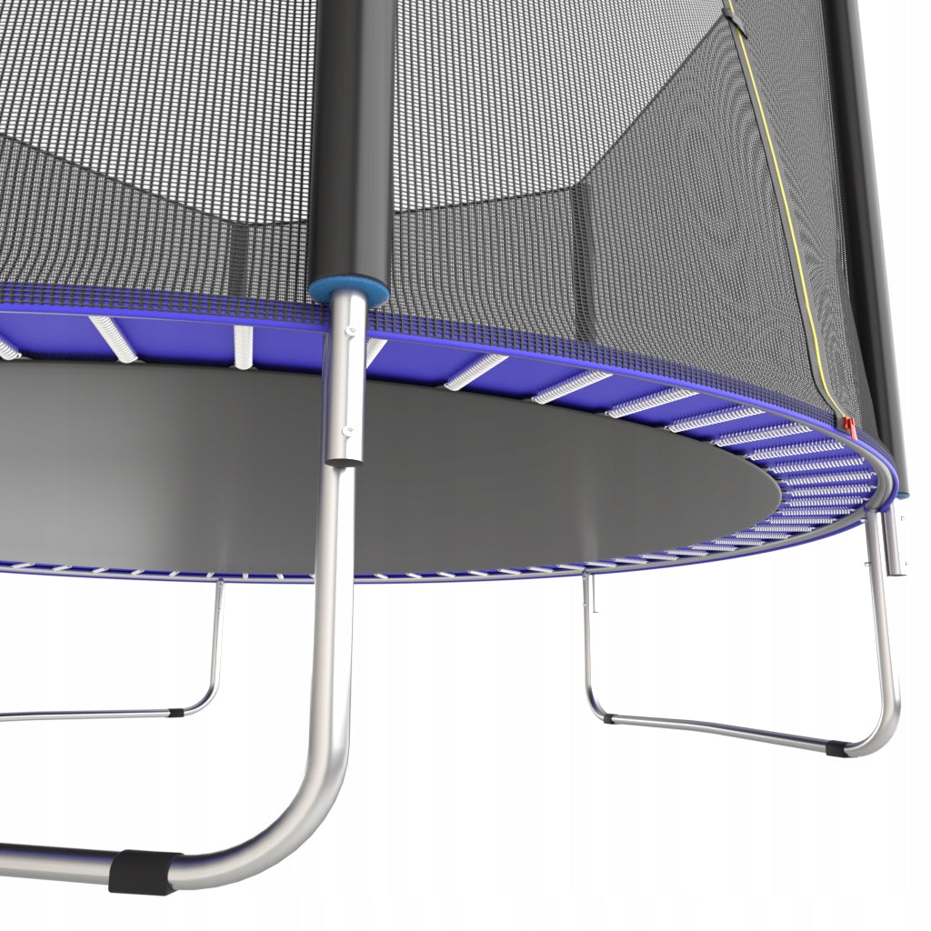 Large Garden Trampoline for Children 305cm with Mesh – 10FT, 150kg, Halo-Fit Total height 254 cm