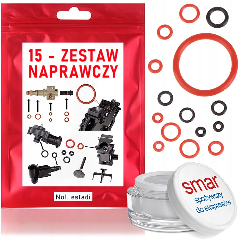 Large Gasket Set Saeco Philips Moltio Syntia LetteGo xSmall + GREASE 5g