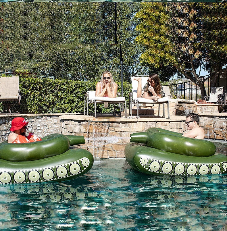 Large Inflatable Tank For Kids With Water Cannon Kid's age 3+ years