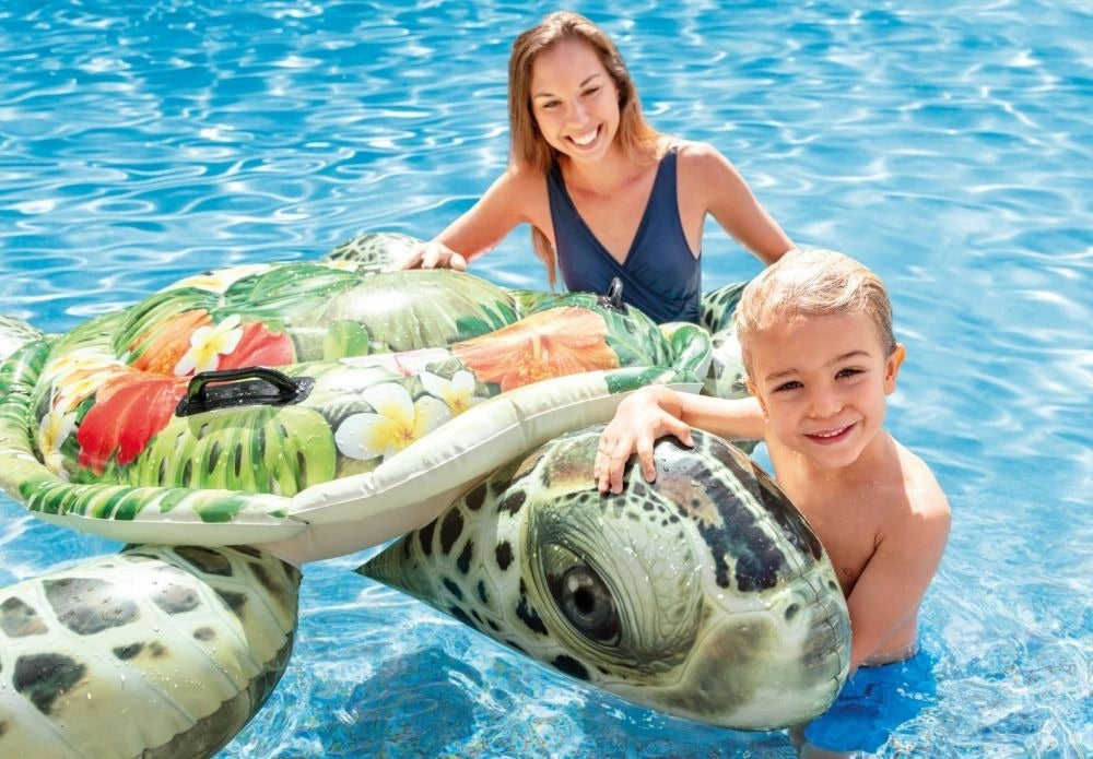 Large Inflatable Water Mattress Turtle for Swimming 57555 Brand no brand