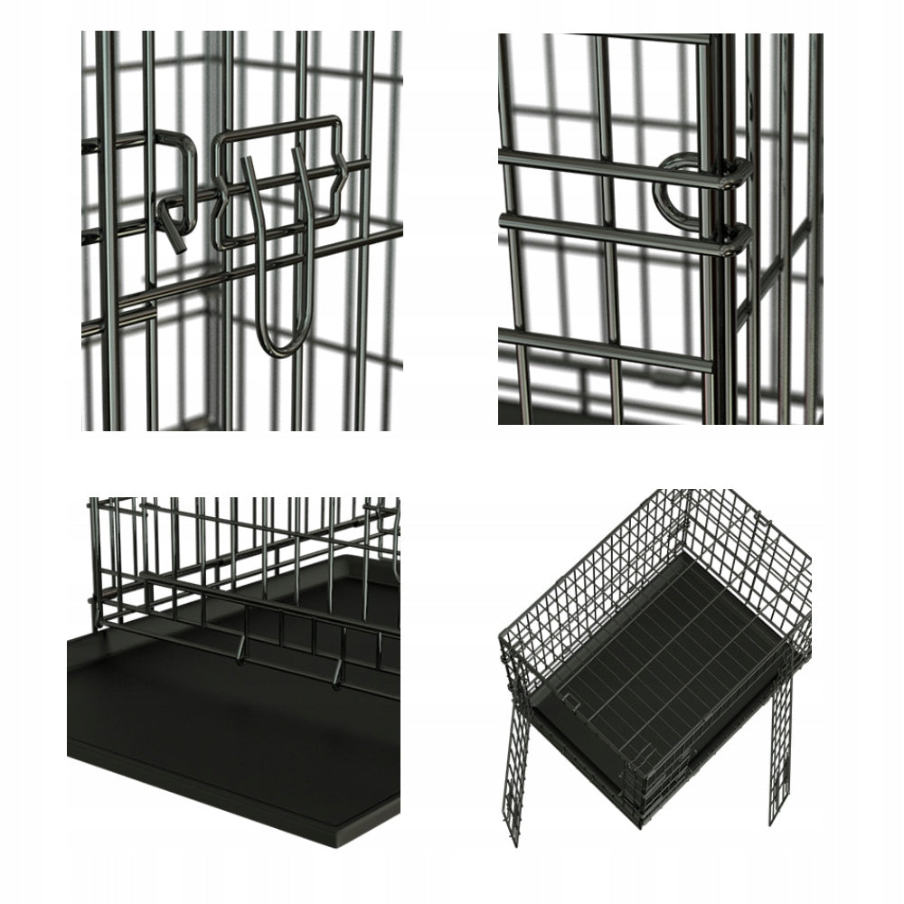 Large Kennel Dog Cage for Car Transporter Metal 91x60x66 XXL Kind cage