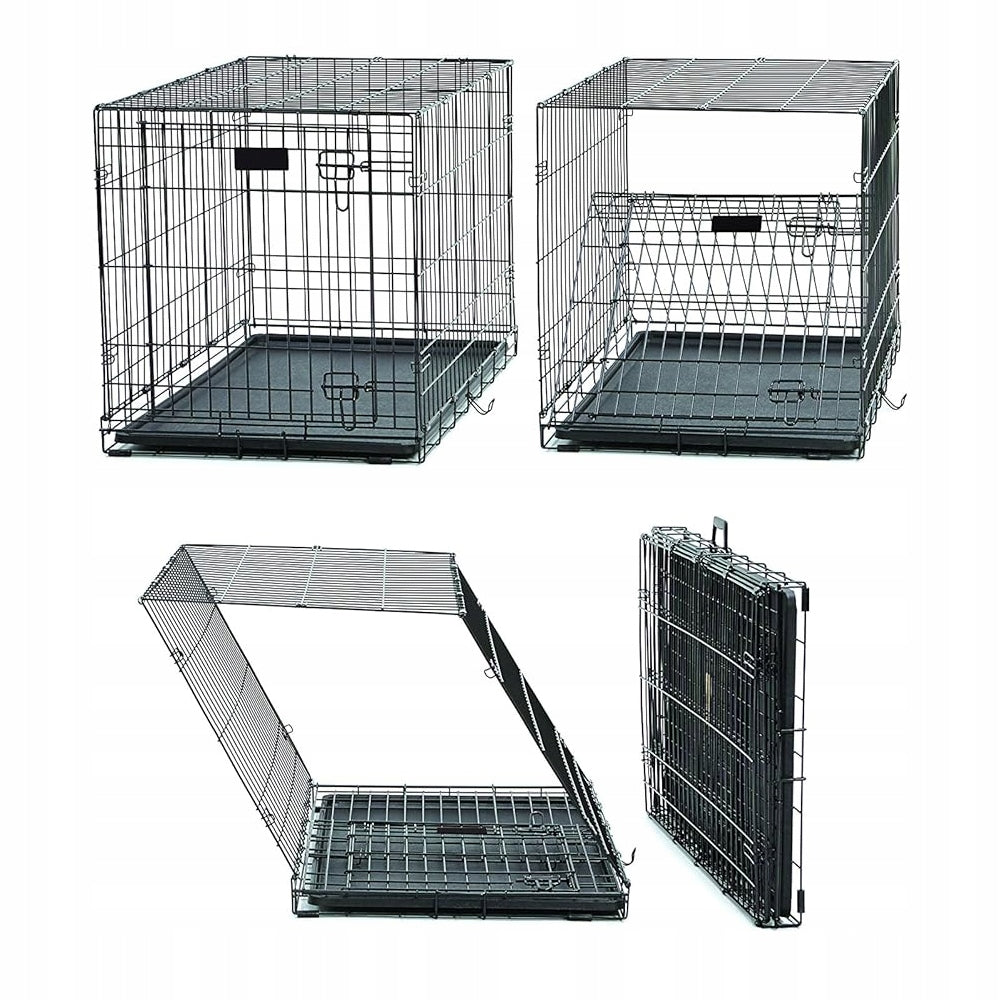 Large Kennel Dog Cage for Car Transporter Metal 91x60x66 XXL Trade name Kojec Duża Klatka dla Psa do Samochodu Transportowa Kennel Metalowa Kennelowa XXL 36"
