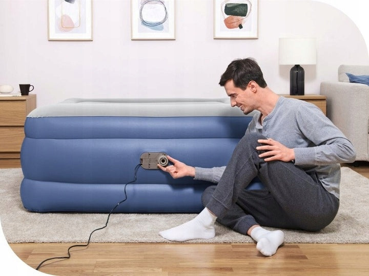 Large Mattress Inflatable Velour Sleeping Bed with Pump Bestway MODEL 2026 Brand Bestway