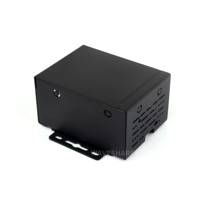 Large Metal DIN Enclosure for Raspberry Pi 5 with Space for Modules Manufacturer code PI5-CASE-D