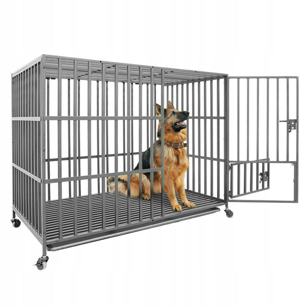 Large Metal Dog Cage 117x84x87cm