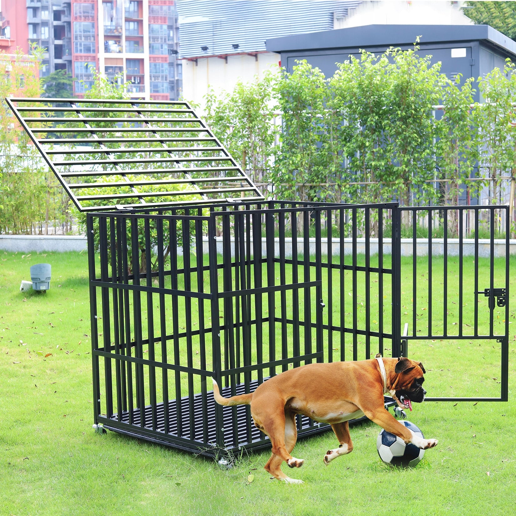 Large Metal Kennel Cage For Dog 107x78x89cm Manufacturer code Klatka XL