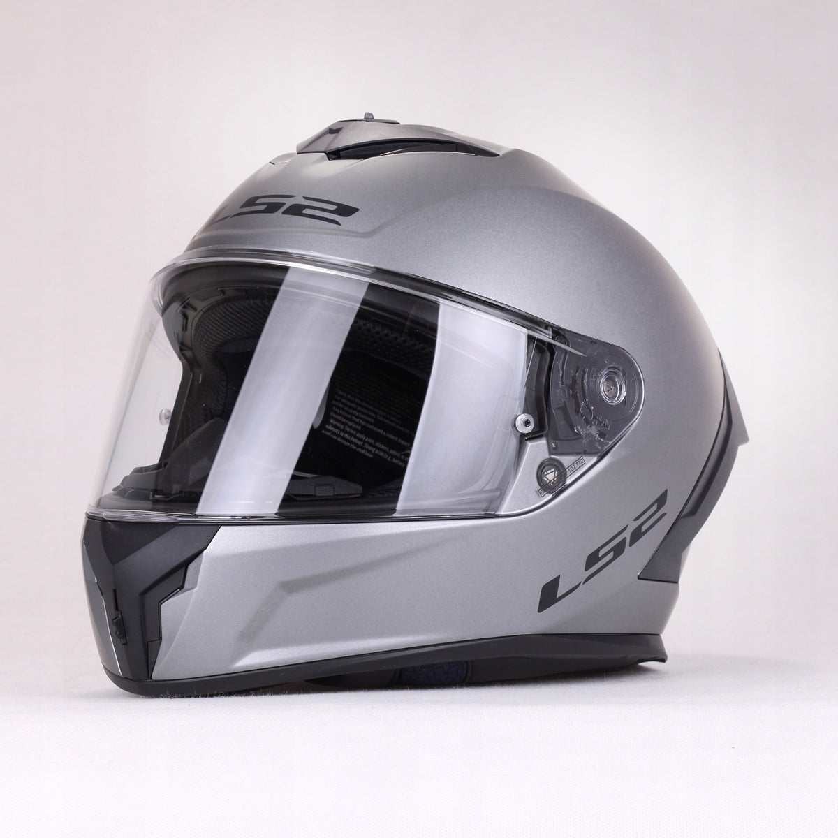 Large Motorcycle Integral Helmet LS2 Rapid III FF820 Titanium Mat For Motorcycle Manufacturer's catalog number AK1682000078