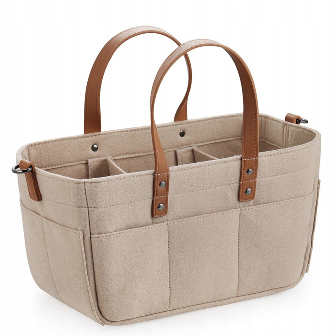 Large Organizer Felt Bag Diaper Basket Toys Accessories 38x23x19