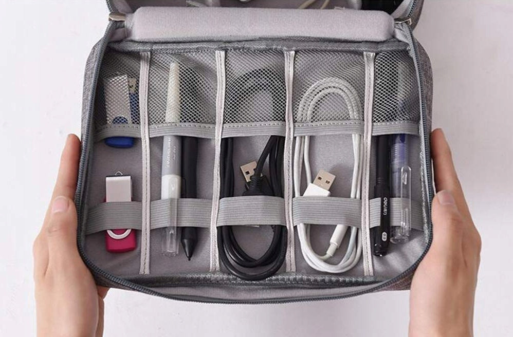 Large Organizer Pouch Cables Pendrive Memory Cards EAN (GTIN) 5907621818371