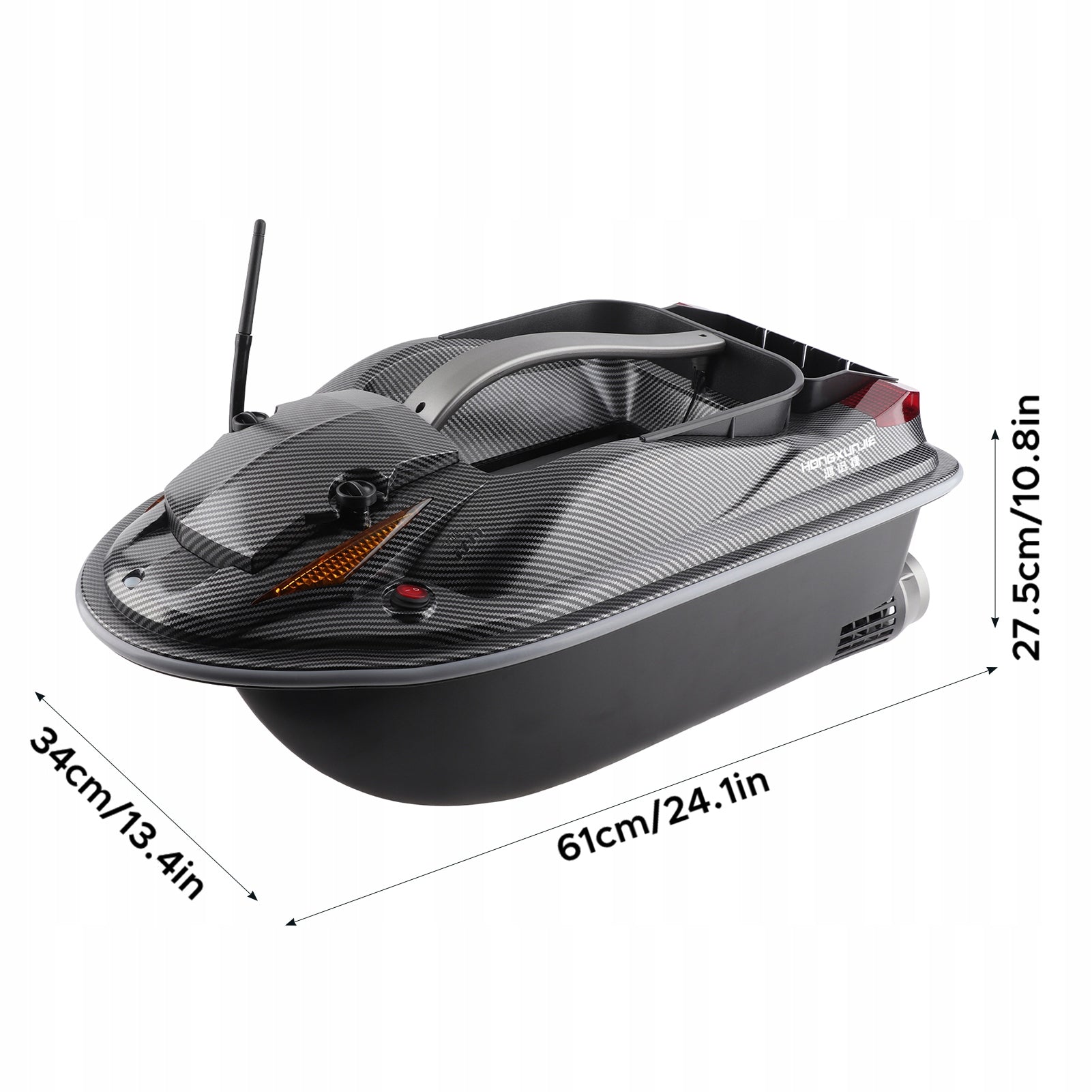 Large Outdoor High Speed Fishing Boat RC 500M 3,5KG Load Transmission g Brand no brand