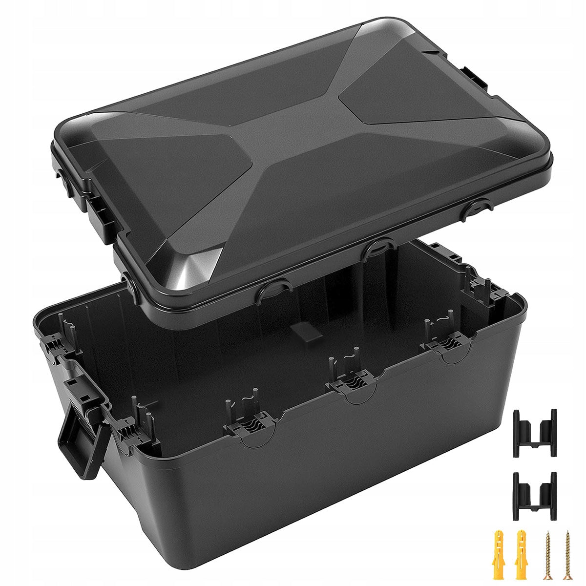 Large Outdoor Waterproof Electrical Box For IP54 Cables NEW 2026 Color black