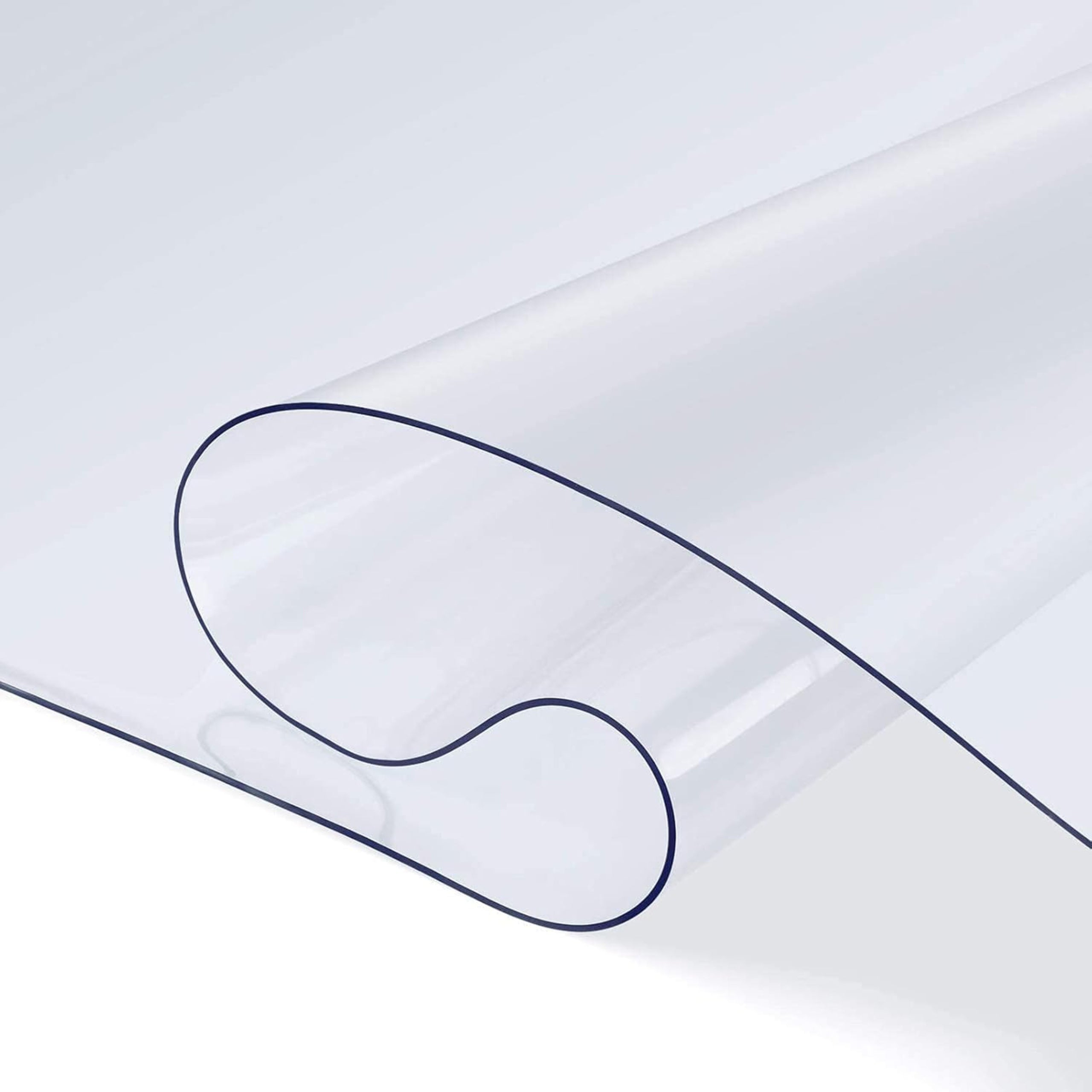 Large Protective Mat Desk Pad Table Top 110x2000cm Transparent Brand no brand