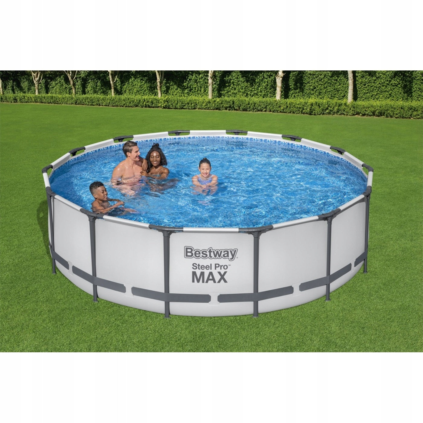 Large Round Garden Pool Framed 427x107 with pump Bestway 56950 New2026 Height 107 cm