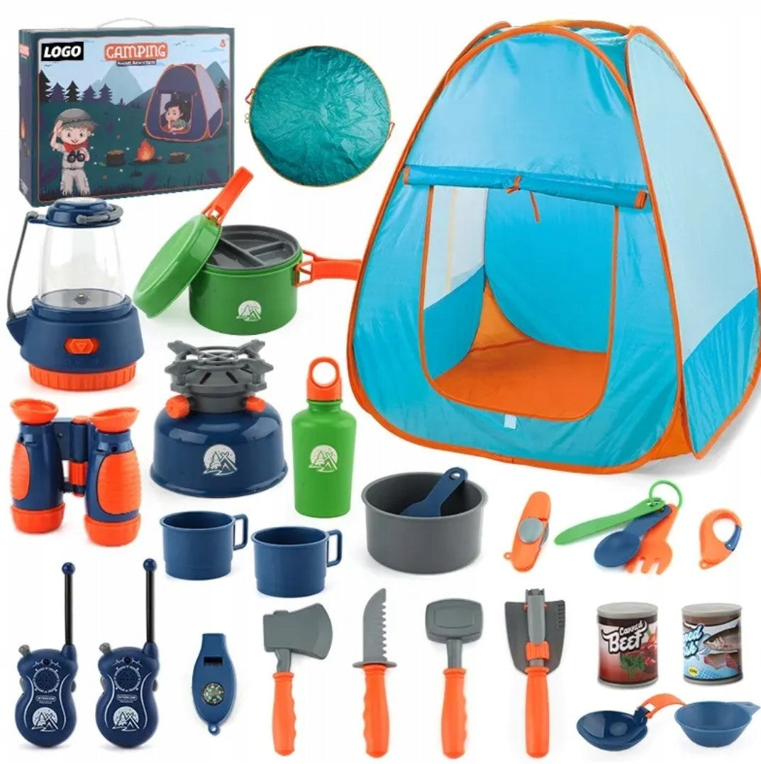 Large Set Small Explorer Traveler Camping Tent Camping Toys for Camping Packaging status original