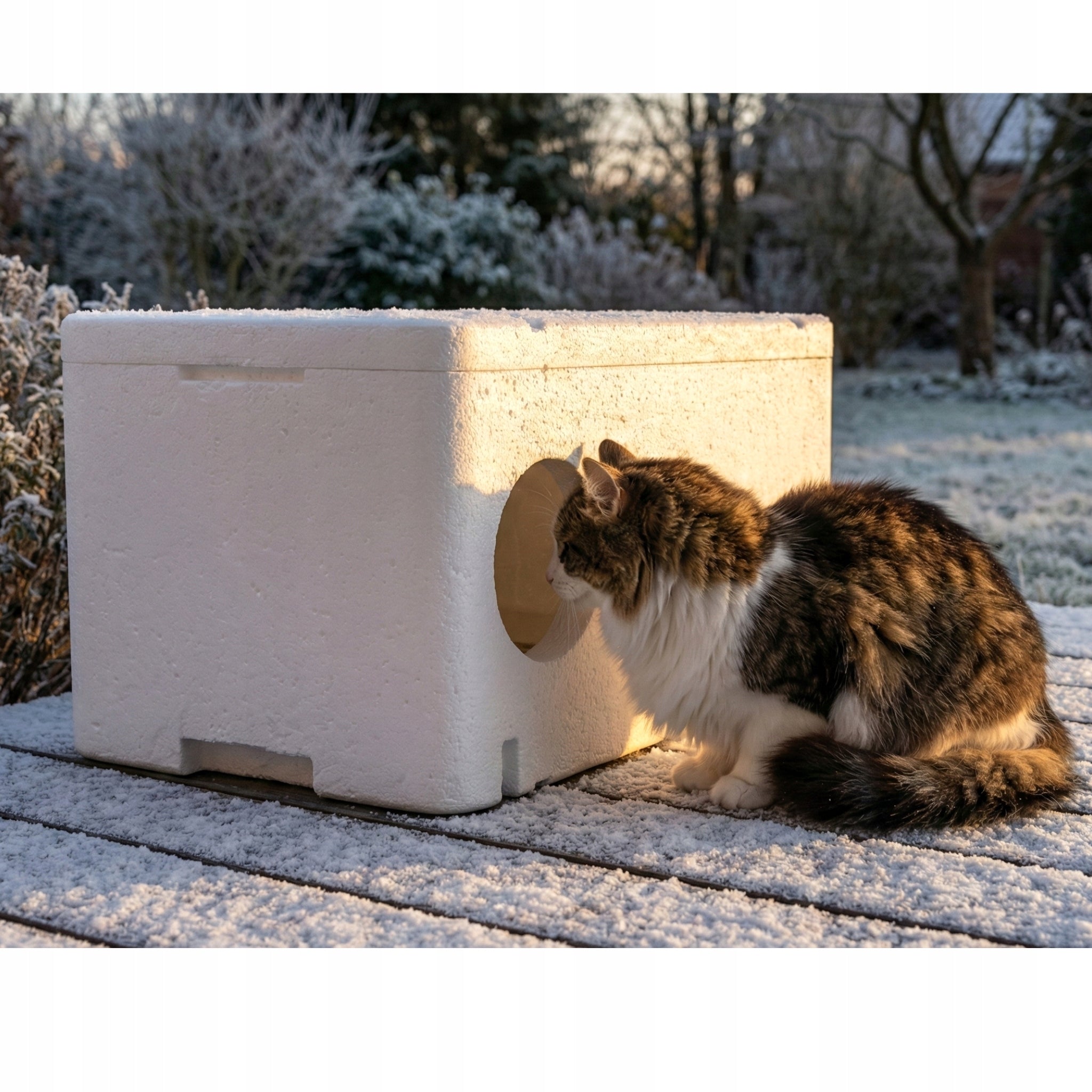 Large Spring House Styrofoam Cat Booth Box 60x40x30cm KB Manufacturer code 00022