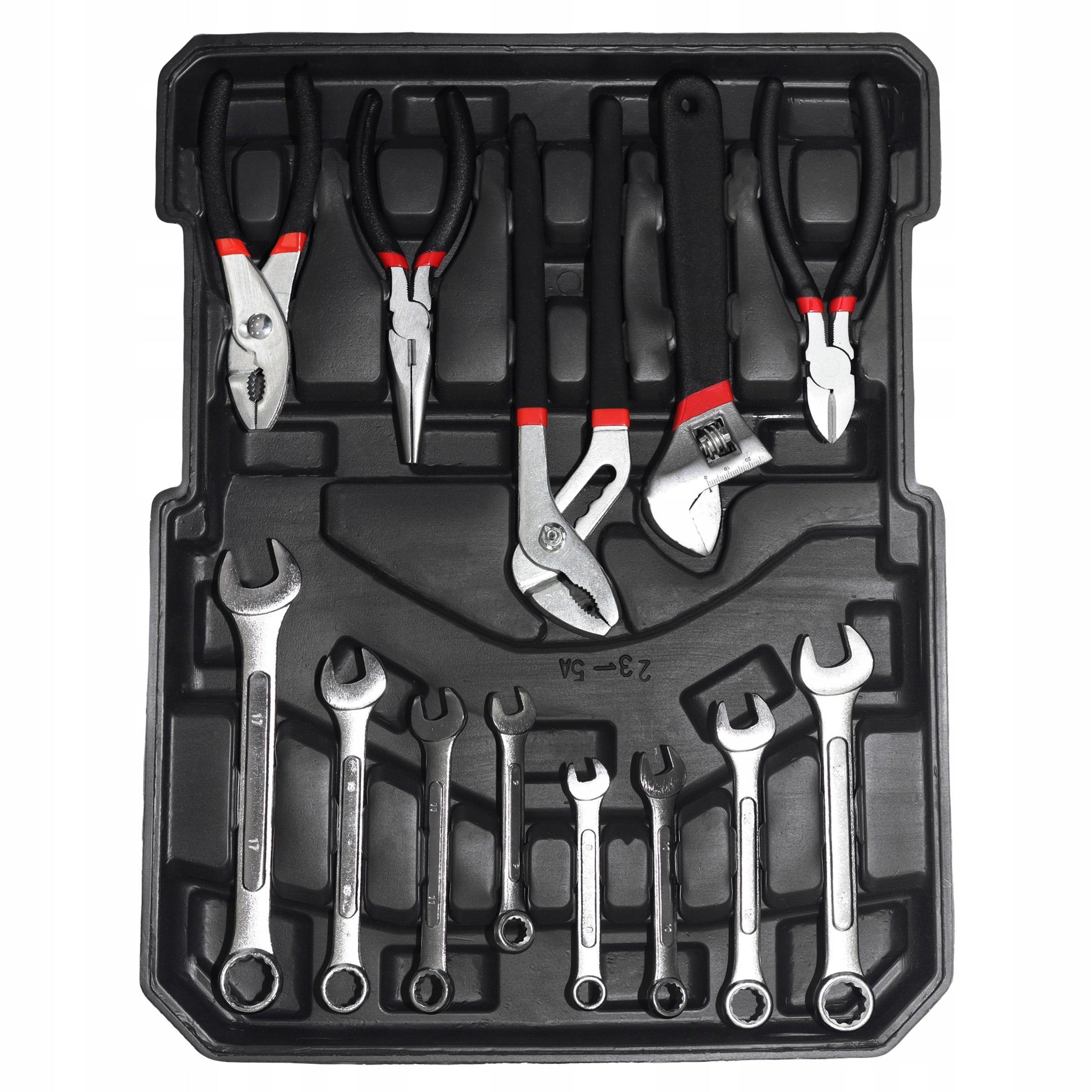 Large Tool Set Metal Case with Wheels Tools 189 Elements Brand no brand
