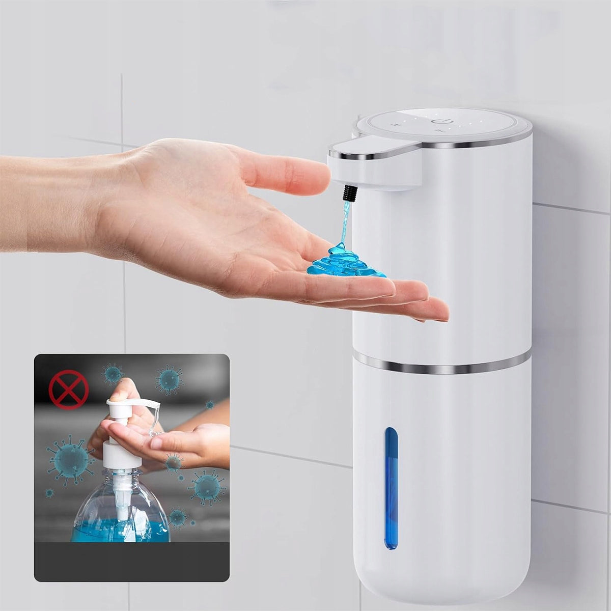 Large Touchless Automatic Gel Soap Dispenser USB IR Liquid Dispenser Manufacturer code 4069443198367