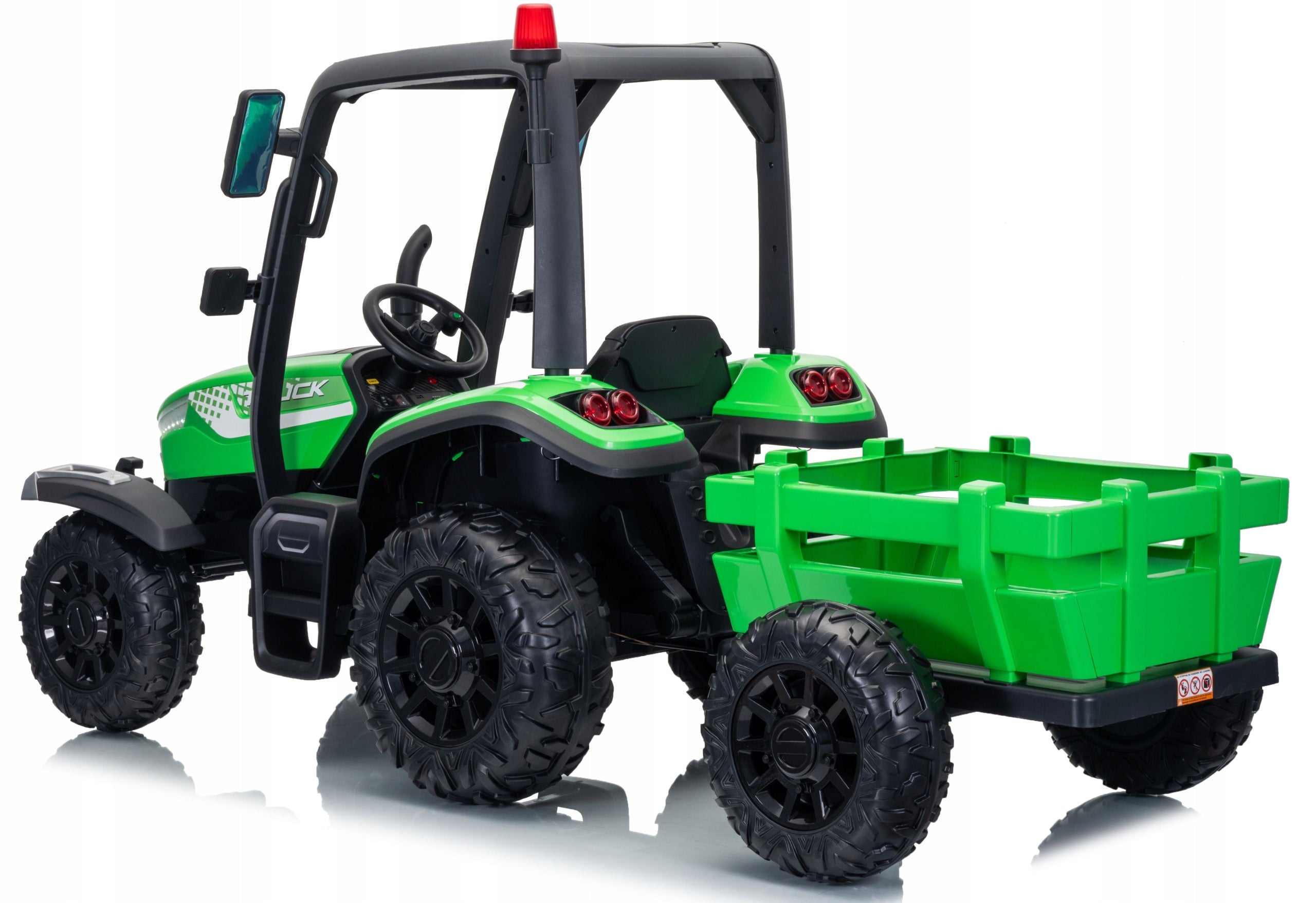 Large Tractor with Trailer BLT-206 Battery Vehicle 24V 9Ah 2x200W Number of seats 1