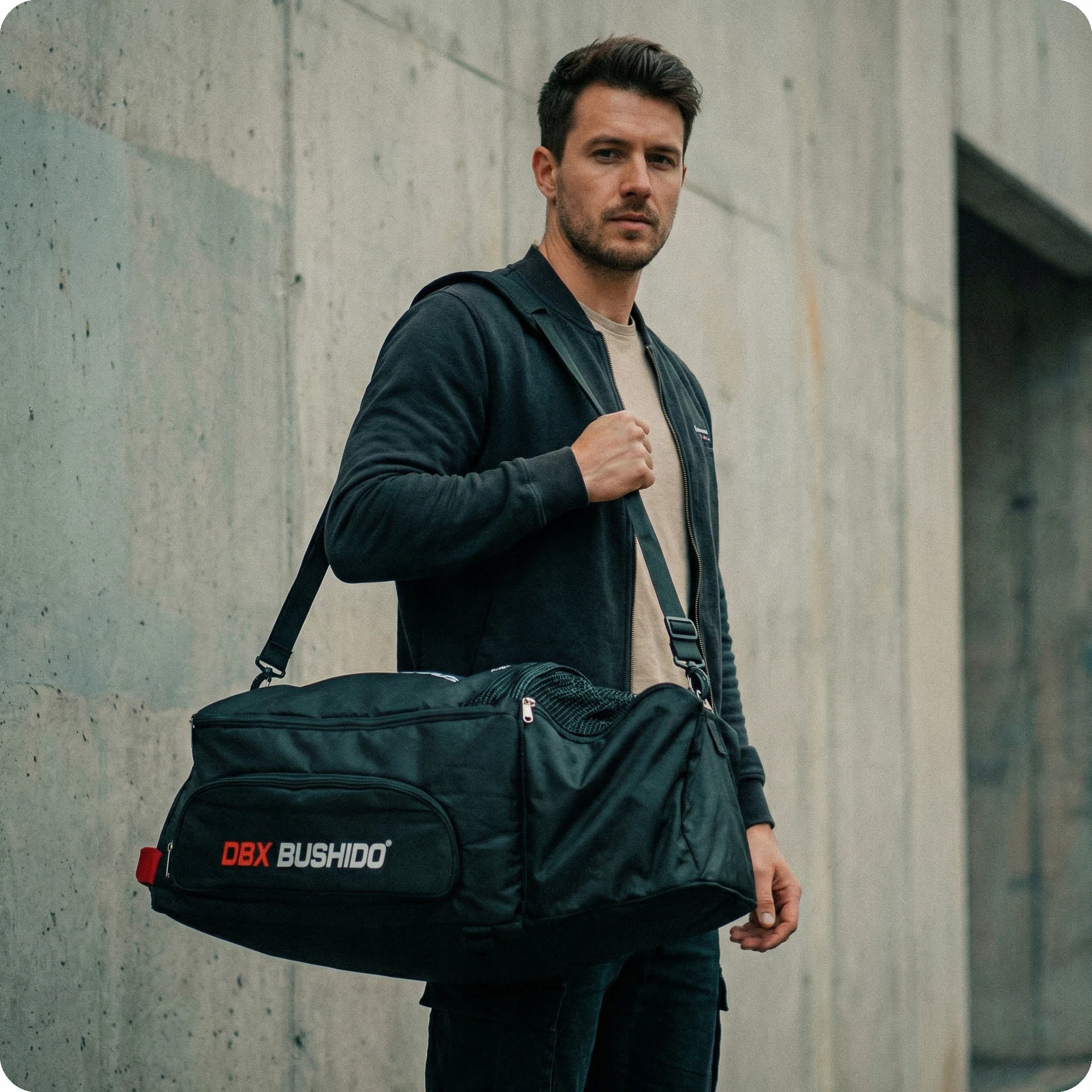 Large Training Bag Sports Backpack for Combat Sports for Gym Bushido Color black