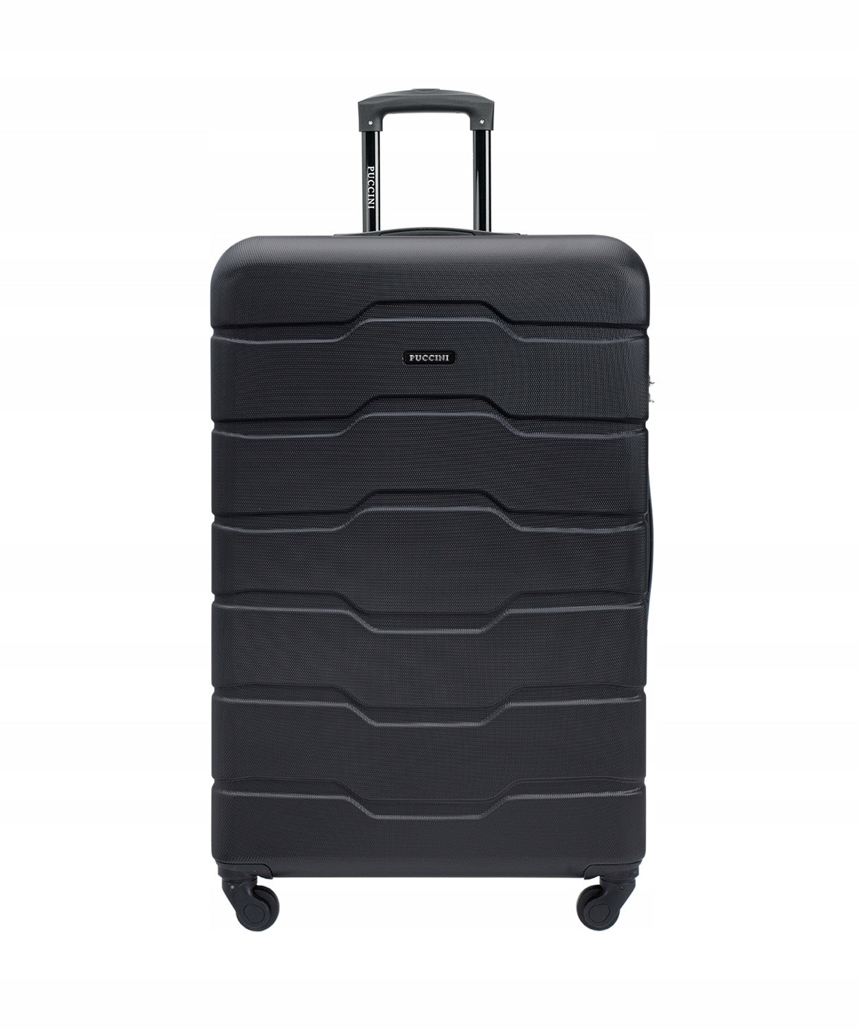 Large Travel Suitcase On Wheels Hard ABS PUCCINI Black ABS024A-1 Packaging status original